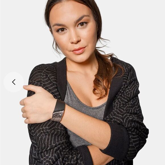 Saachi Style Wild Ways Leather Statement Bracelet NWT Retail 58.00 - Picture 4 of 4